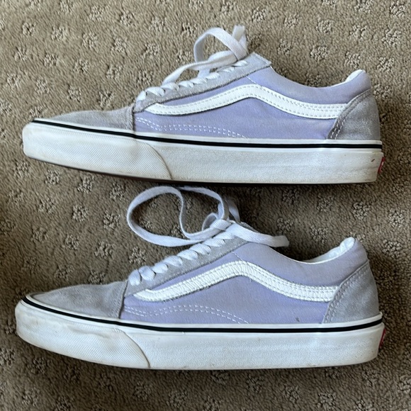 Vans Lace Up Old Skool Purple Shoes Women’s Size 9 Men’s Size 7.5 - Picture 6 of 10